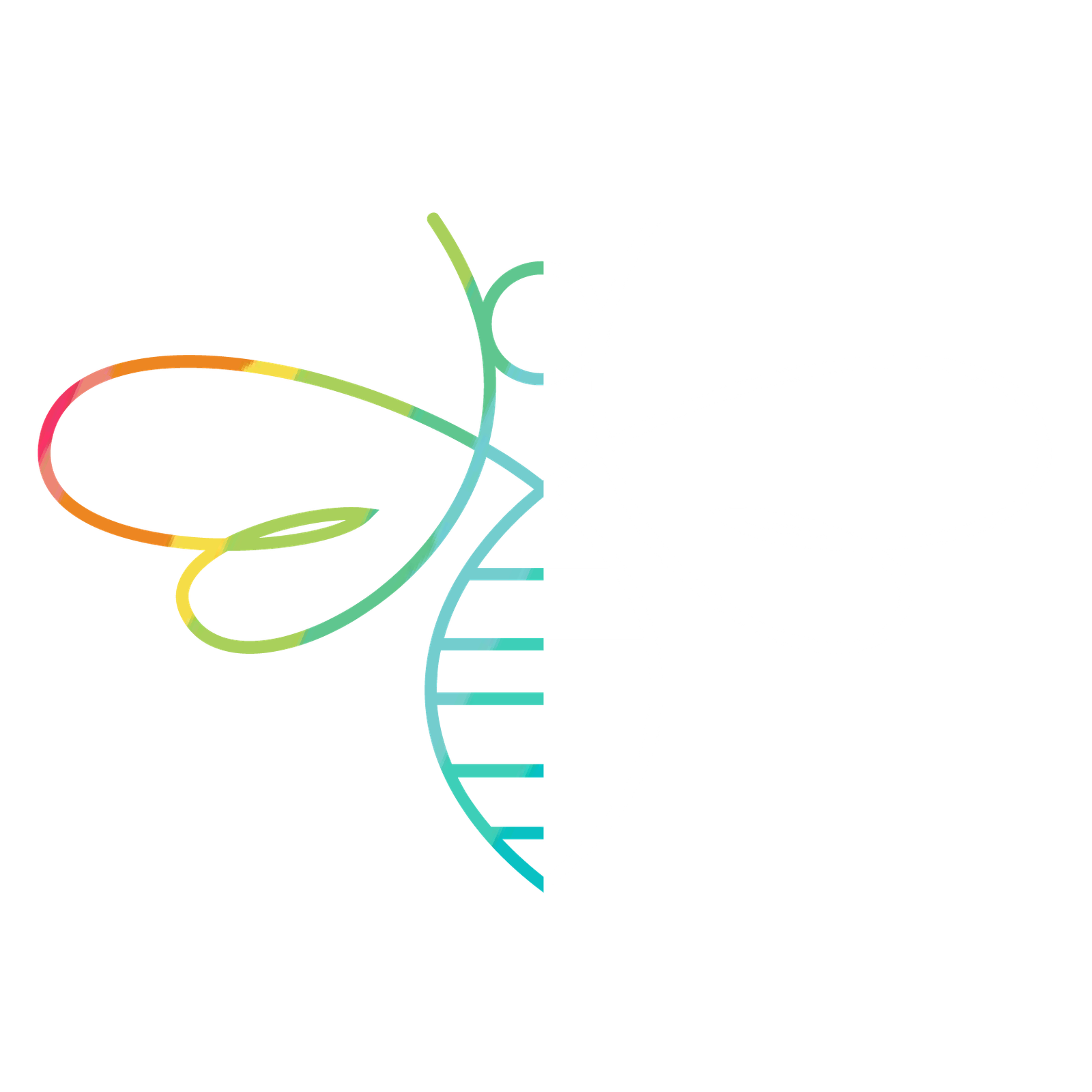 Free reverse coloring pages creative bee