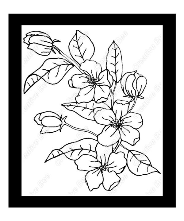 colouring pages for adults on beautiful flowers