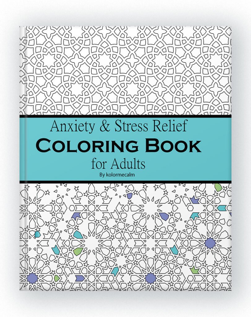 patterns anxiety and stress relief coloring book for adults and teens